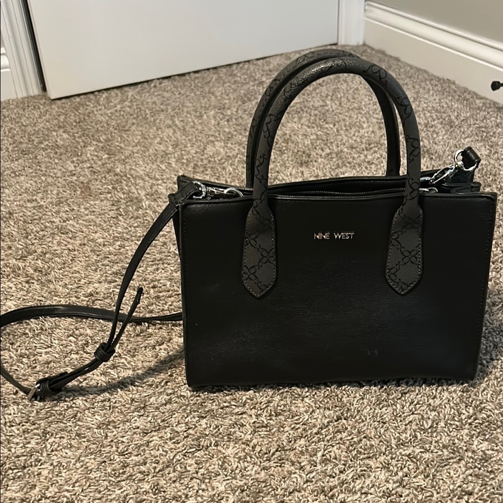 Nine West Black Satchel Bag